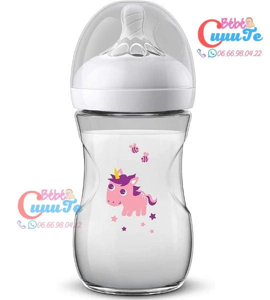 BIBERON NATURAL 260ML/9 OZ LICORNE – AVENT