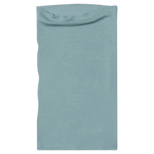 Cache-cou mérinos + soie - Mountain blue