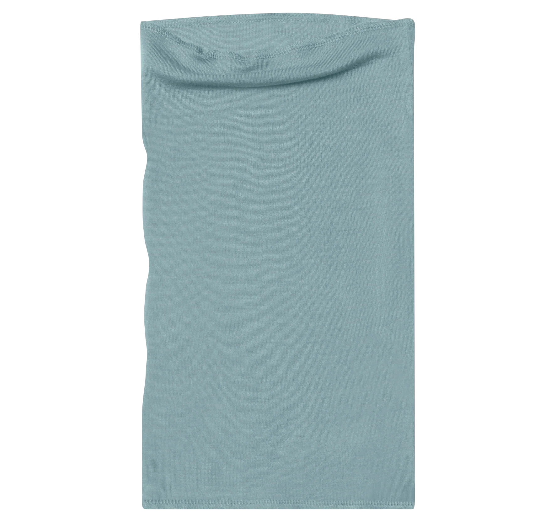 Cache-cou mérinos + soie - Mountain blue