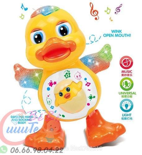 Canard électrique à éclairage de danse, jouet éducatif – Image 5