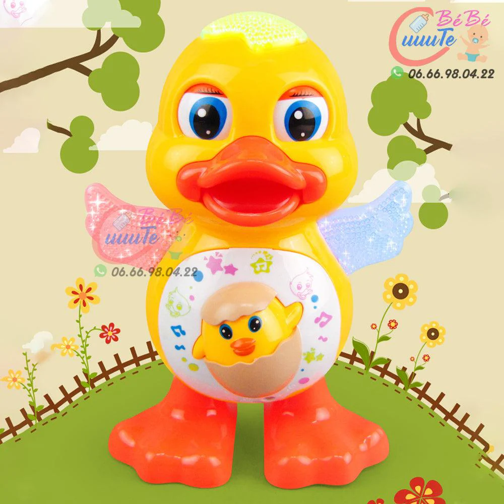 Canard électrique à éclairage de danse, jouet éducatif – Image 2
