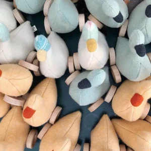 Canard à tirer - Blanc à tête rayé / teintes variées