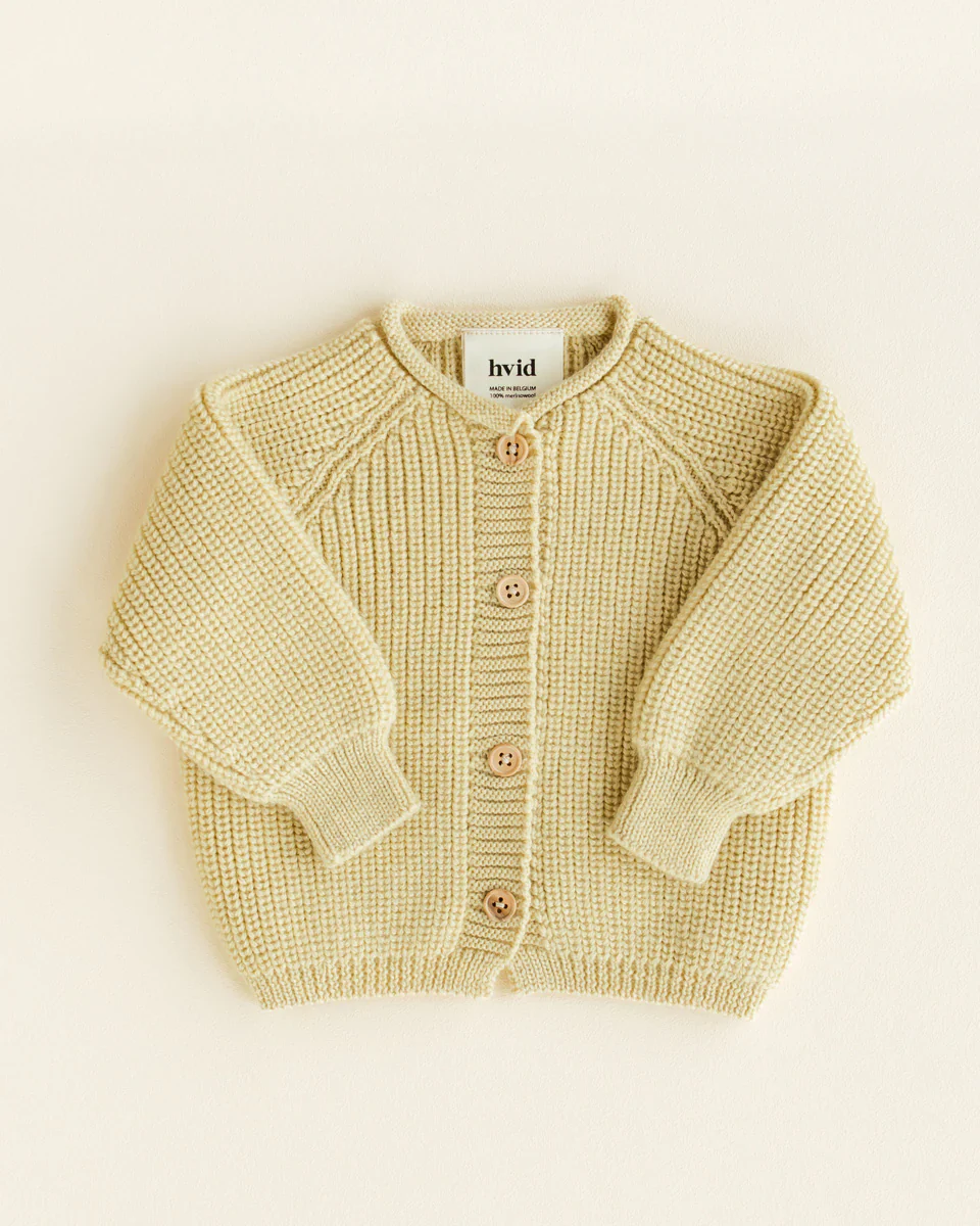 Cardigan Inga - Jaune pâle