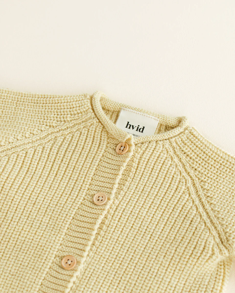 Cardigan Inga - Jaune pâle – Image 2