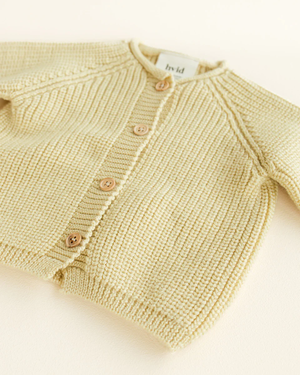 Cardigan Inga - Jaune pâle – Image 3