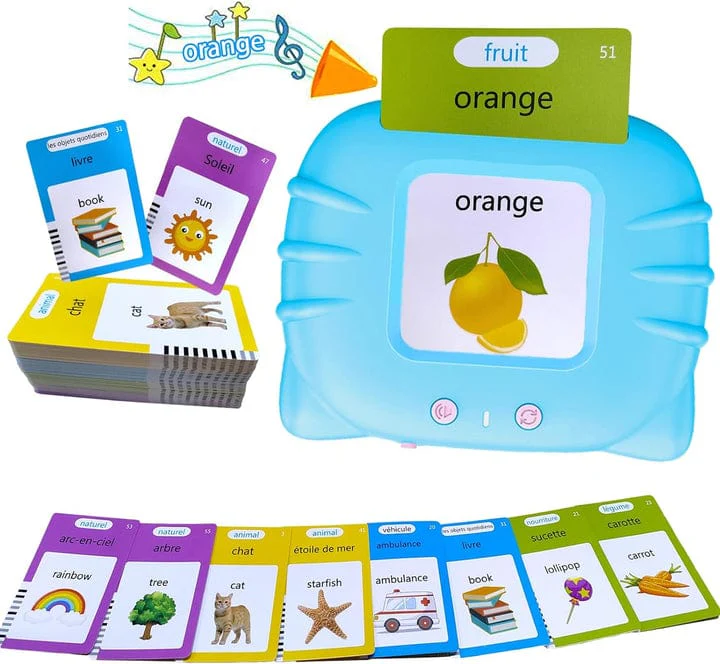 Cartes Flash Parlantes Jouets d'apprentissage de 224 Mots anglais arabe – Image 6