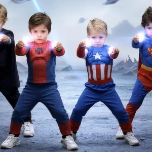 🕷️ Déguisement Superhéros Enfant – Spider-Man, Captain America & Héros Marvel