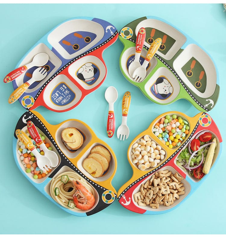 Ensemble d'assiettes pour enfants 3 pièces – Image 2