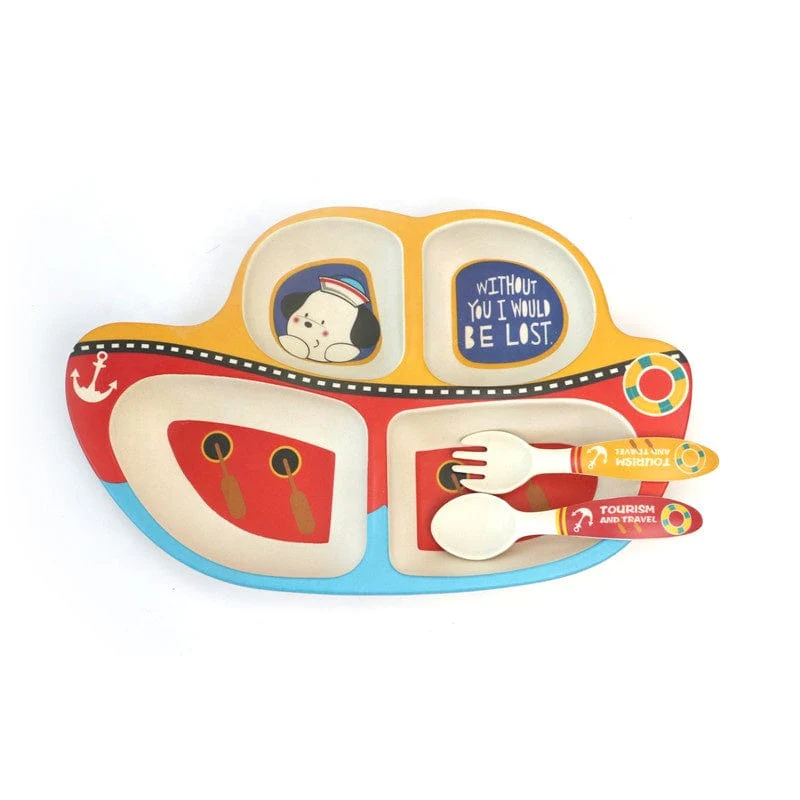 Ensemble d'assiettes pour enfants 3 pièces – Image 3