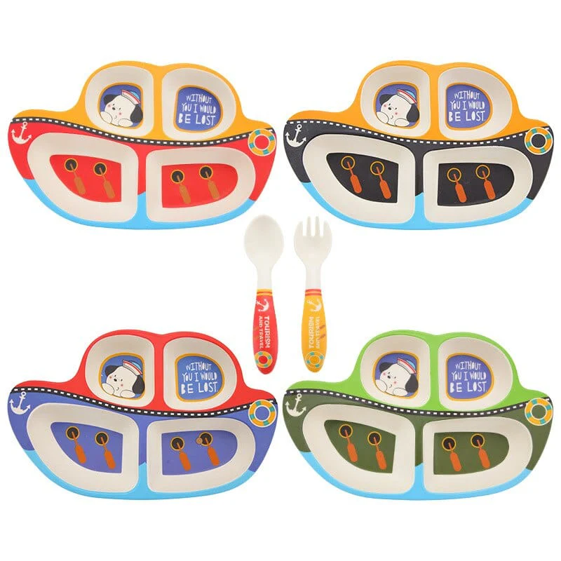 Ensemble d'assiettes pour enfants 3 pièces – Image 4