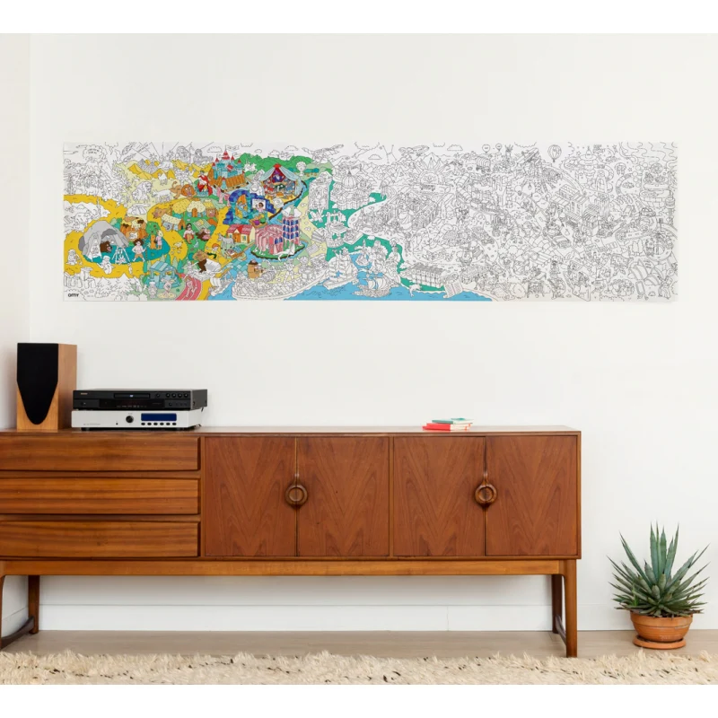 Affiche géante à colorier - Frise Évolution – Image 3