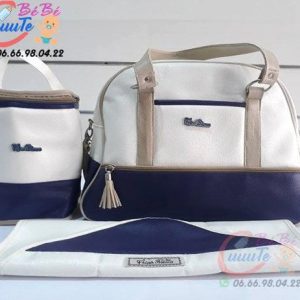 Felpa blanca  Sac à langer Multi-portage