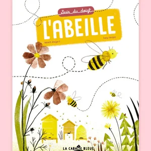 Suis du doigt l'Abeille - La Cabane bleue