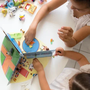 Livre à jouer Le Camping - Made in France - Mademoiselle cartonne