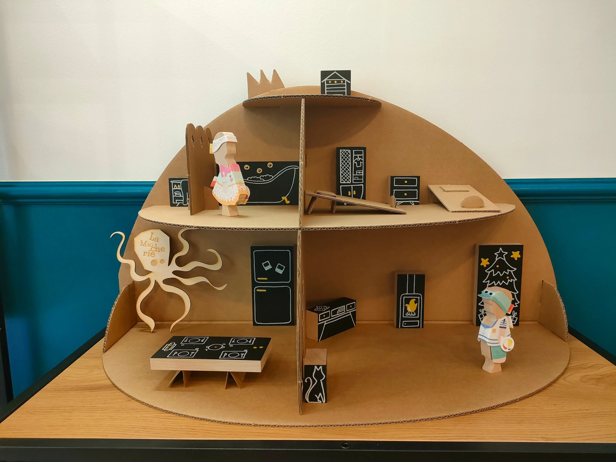 Maison de poupée "Hacienda" Paulette & Sacha – Image 4