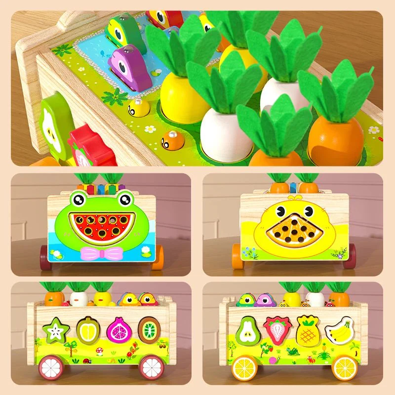 Jeu Éducatif en Bois – Pêche, Tri des Formes et Motricité Fine – Image 3