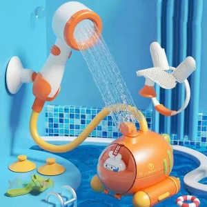 🚤 Jouet de Bain Sous-Marin Électrique avec Douche pour Bébé