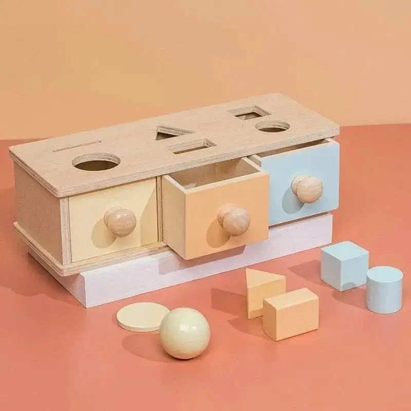 Jouets de motricité et sensorielles en bois Montessori – Image 2
