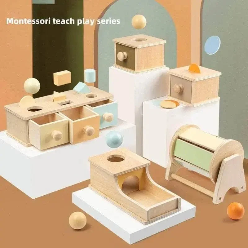 Jouets de motricité et sensorielles en bois Montessori – Image 8