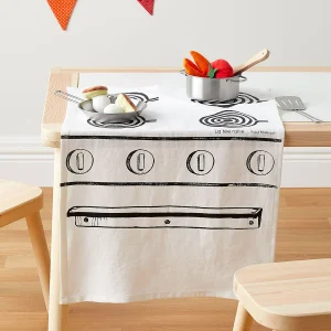 Linge à vaisselle / Cuisinette poêle