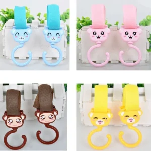 Lot de 2 Crochets Pour Poussettes