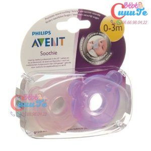 LOT DE 2 SUCETTES SOOTHIE 0-3M MODELE MIXTE-AVENT