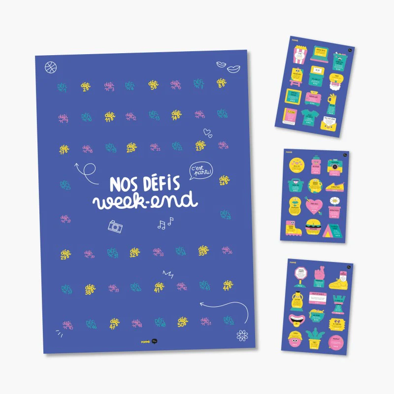 Affiche et autocollants - Nos défis week-end – Image 2