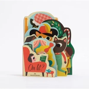 Imagier cartonné On lit ?