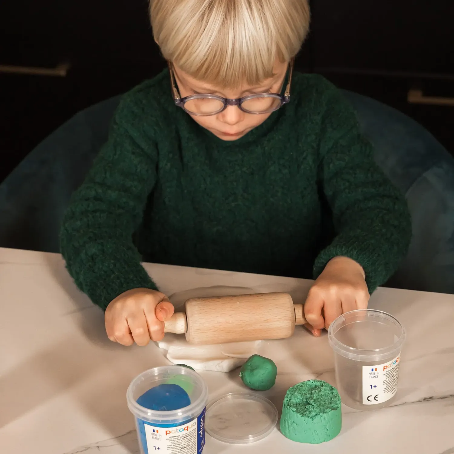 4 pots de pâte à modeler extra souple fabriquée en France – Image 8