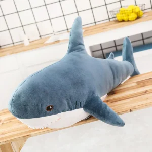 🦈 Peluche Requin Géante – Coussin Doux & Cadeau Parfait 🎁
