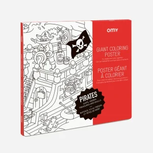 Affiche géante à colorier - Pirates
