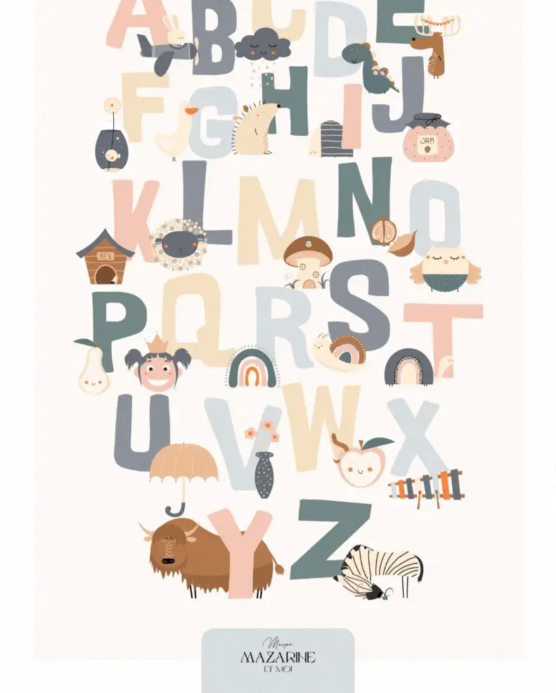 Affiche pour chambre bébé