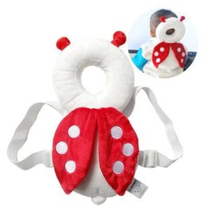 Protège la tête et le dos du bébé Blanc rouge