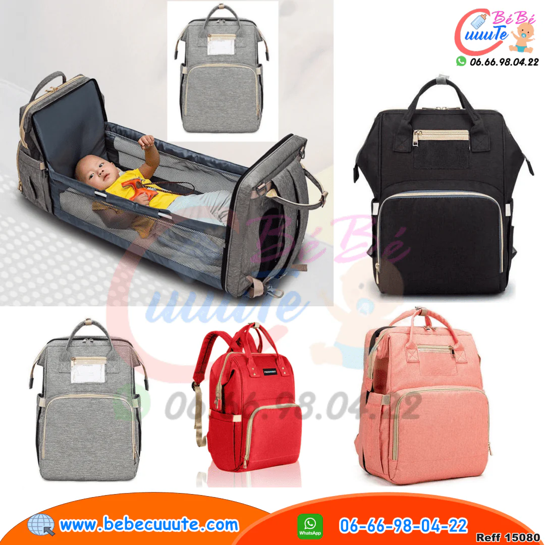 Sac À Dos À Langer Lit De Voyage Multifonctionnel Pour Bébé – Image 3