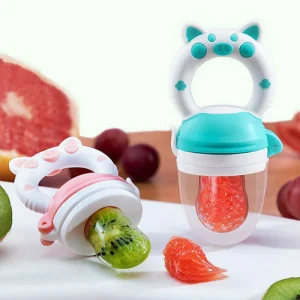 Sucette Grignoteuse Anneau d’Alimentation Fruits en Silicone