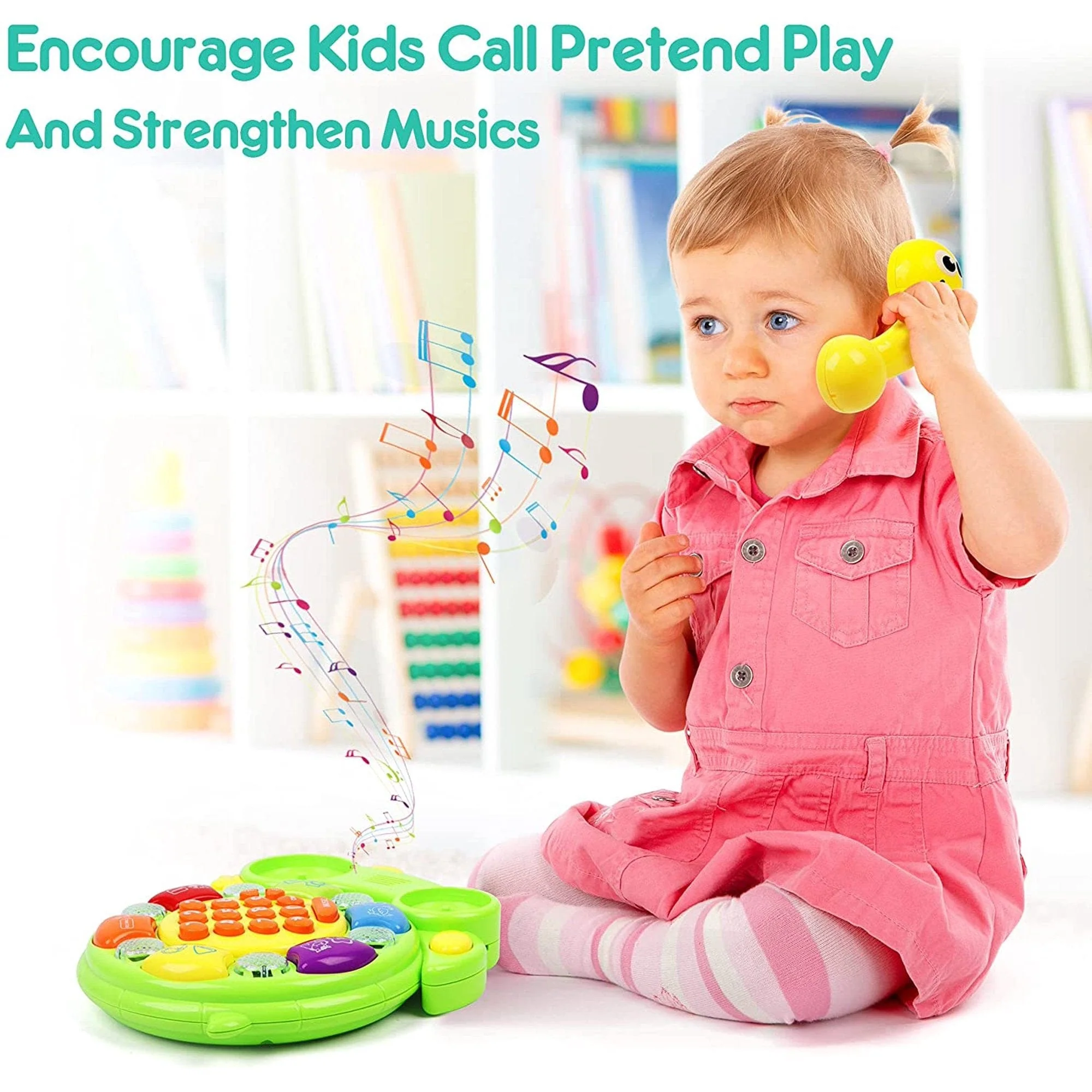 Téléphone avec jeux de lumière musical – Image 3