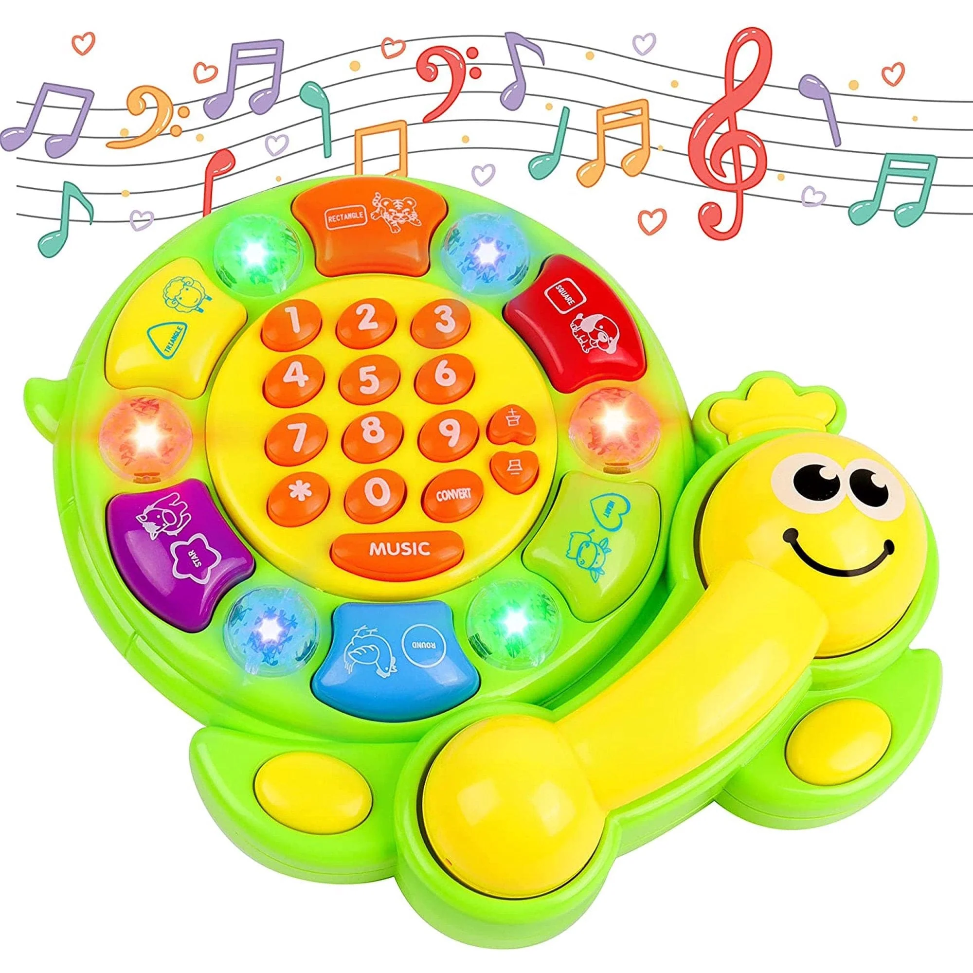 Téléphone avec jeux de lumière musical