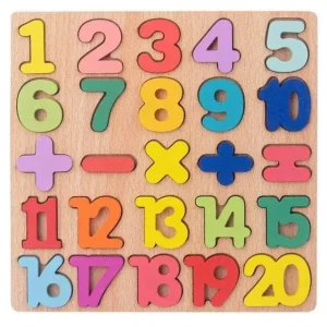 Puzzles éducatifs Montessori pour enfants de 1 a 3 ans.